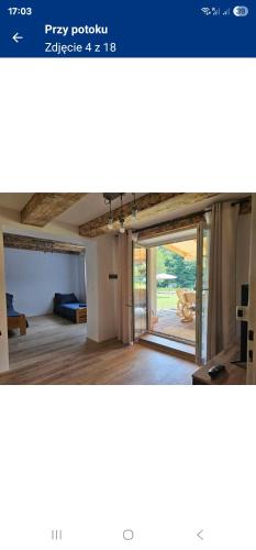 Postel nebo postele na pokoji v ubytování Przy potoku 882-688-032