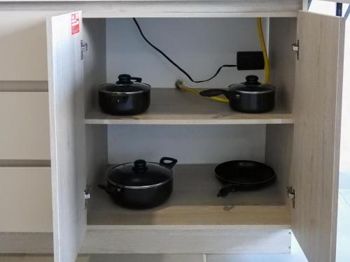 Una cocina o zona de cocina en Sabaneta Parque, Wifi,Excelente vista ,Central