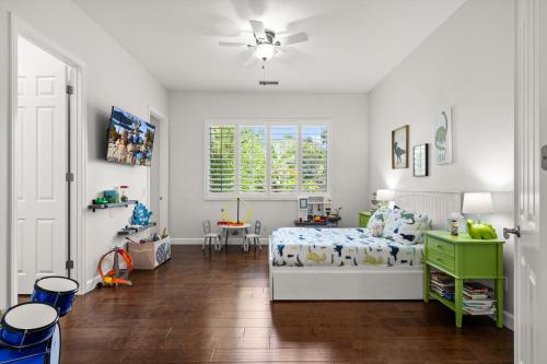 En eller flere senge i et værelse på Luxury Haven Estate