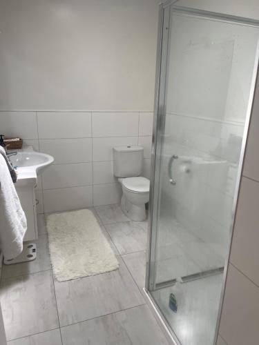 Et badeværelse på Mount Beach house