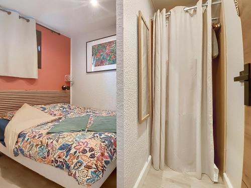 En eller flere senge i et værelse på Cosy 4 personnes au bord de l'eau