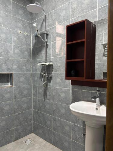 Et badeværelse på Mandy Stay Chic, Cozy & Home Feel