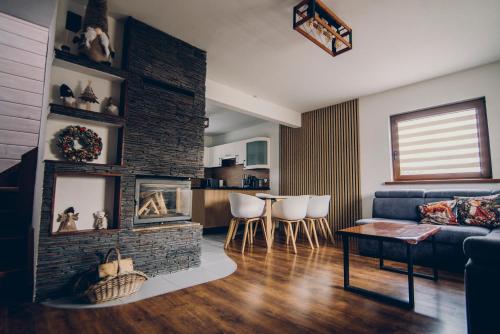 Posezení v ubytování Zacisze Krzeszów