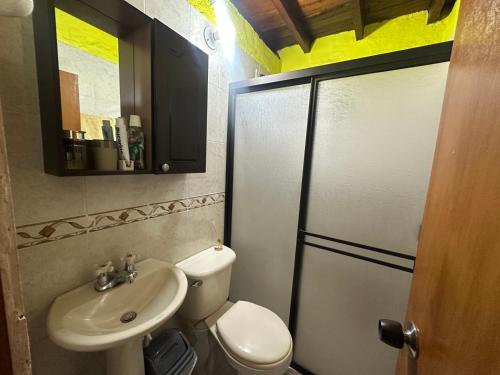 Et badeværelse på Melongos Jardín