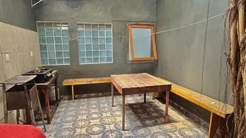 Küche/Küchenzeile in der Unterkunft Casa a 100mts da praia