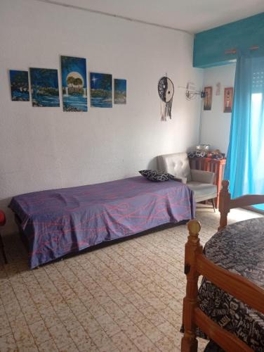 Postel nebo postele na pokoji v ubytování Lo de Susi