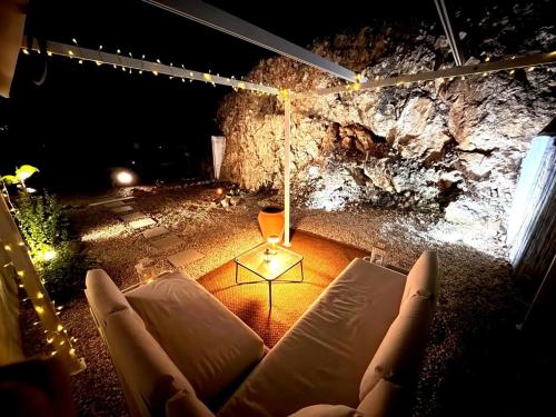 Een zitgedeelte bij Casa del Sol