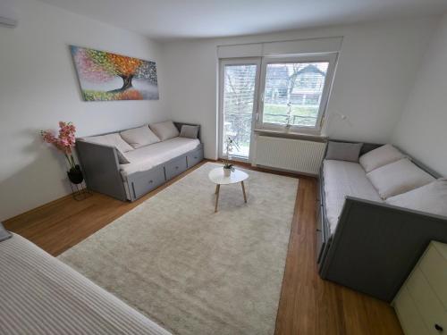 Posezení v ubytování Guesthouse Flower