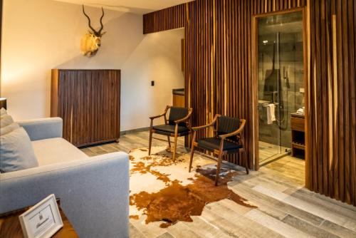 Un lugar para sentarse en Nimue Marina Residence