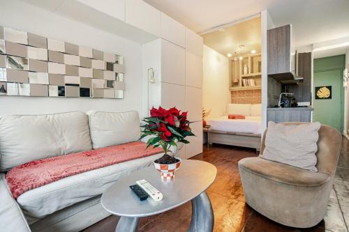 Posezení v ubytování Great studio in Paris La Défense