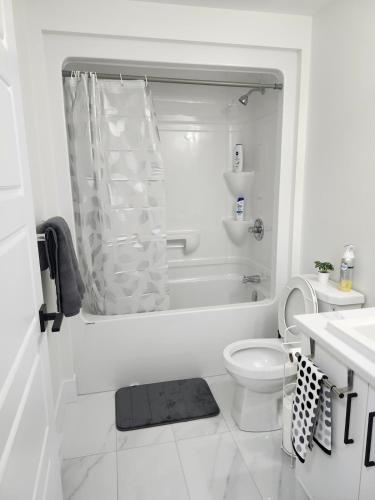 Et badeværelse på Oasis Haven