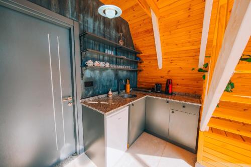 Køkken eller tekøkken på 777Sapanca Bungalov Konaklama