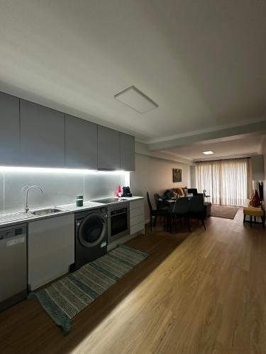 a kitchen with a sink and a dishwasher at Douro Sunset Terrace in Vila Nova de Gaia