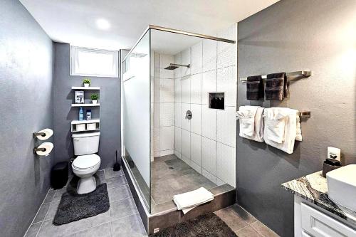 Et badeværelse på Belle Vue Comforts