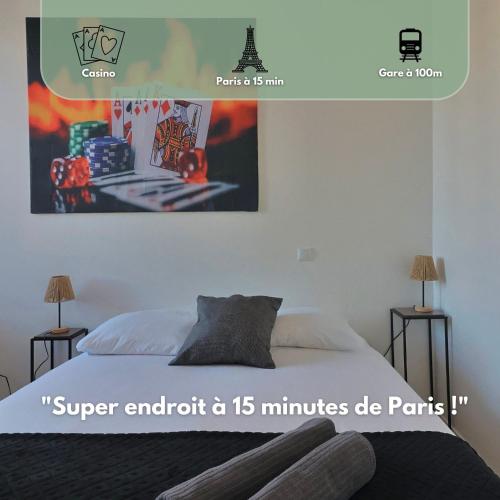 SC5 - Studio Cosy - Enghien Gare - Lac et Casino à pied