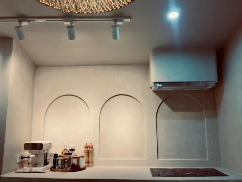 Køkken eller tekøkken på Arko Villa