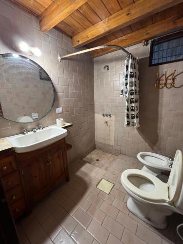 Phòng tắm tại El Corte Refugio Natural