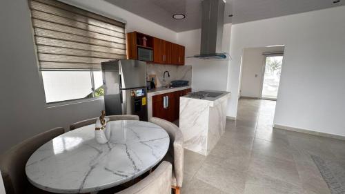 Nhà bếp/bếp nhỏ tại Suite Rosedelco