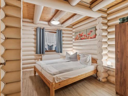 Postel nebo postele na pokoji v ubytování Ute