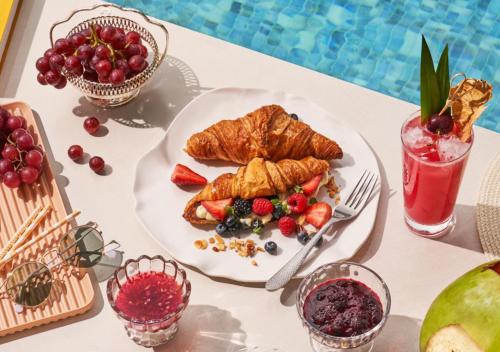 Mad på hotellet eller i nærheden