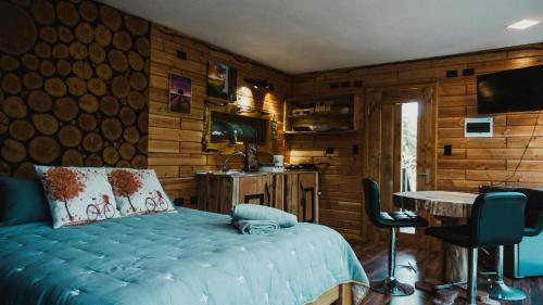 Kuchyň nebo kuchyňský kout v ubytování EntreRios Lodge