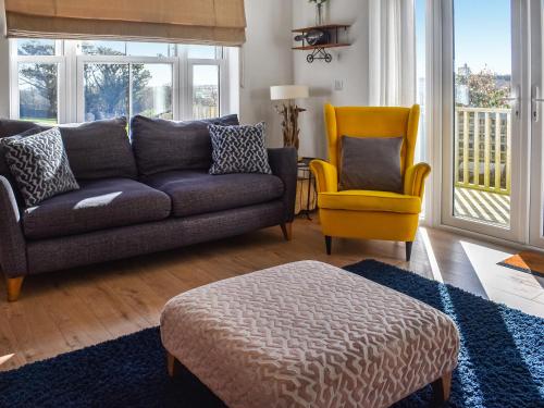 Posezení v ubytování Gwel Nans