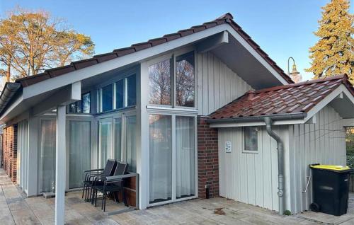 Bygningen som feriehuset ligger i