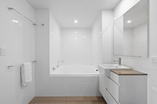 Koupelna v ubytování Waterline 202