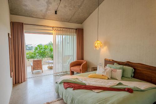 Postel nebo postele na pokoji v ubytování Camfusion House