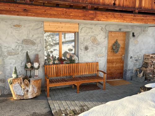 Posezení v ubytování Chalet La Renarde