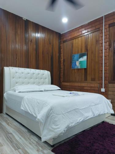 En eller flere senge i et værelse på Salsabeela Guesthouse