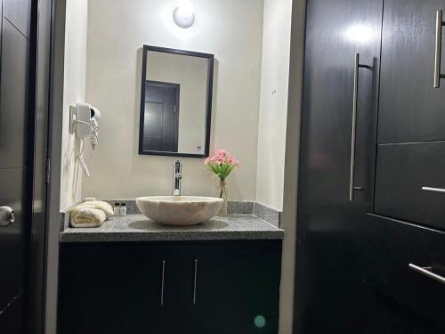 Et badeværelse på Casa en Renta