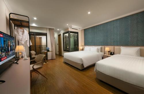 Dong Xuan Boutique Hotel — Photo of the whole room