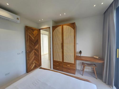 Giường trong phòng chung tại Villa Ankh Phangan