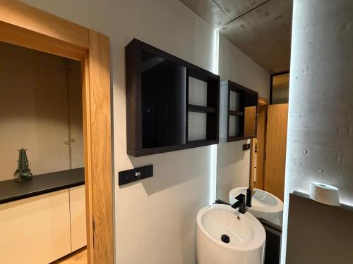 Et badeværelse på Tatry Premium Apartment