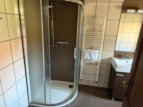 Koupelna v ubytování Bison Ranch