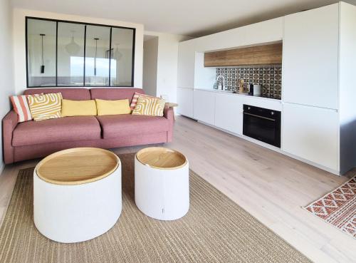 Nhà bếp/bếp nhỏ tại Le Verdi - Les Gîtes de la Côte d'Amour