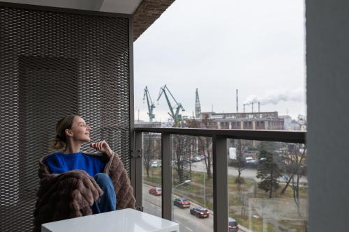 Glow Apartments - Żurawie przy Stocznia & Rooftop, Młode Miasto Gdańsk