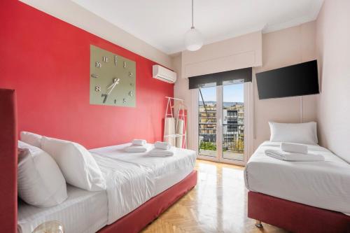 Diakou 38 Sunny cozy 3bd apt just a min away to Acropolis