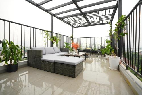 Balkón nebo terasa v ubytování Aurelia Apartments