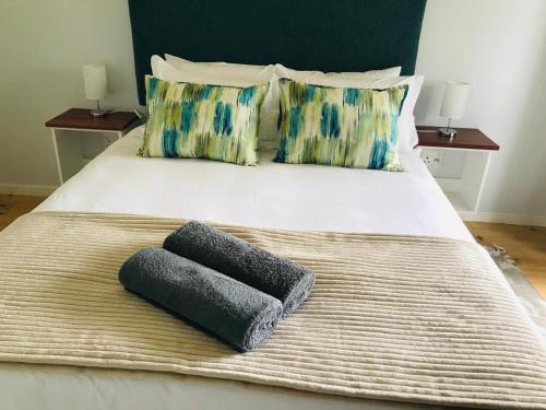 En eller flere senge i et værelse på Blackstone Sands Resort Bilene