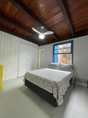 Postel nebo postele na pokoji v ubytování Casa de Praia em Pontal do Sul