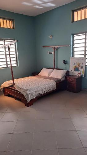 En eller flere senge i et værelse på Secret Garden