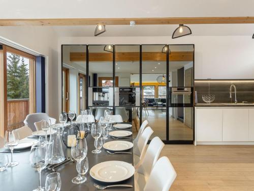 Chalet moderne à Méribel avec sauna et jacuzzi, 6 chambres