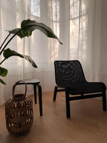 Et opholdsområde på Luxury Downtown Apartment Bratislava