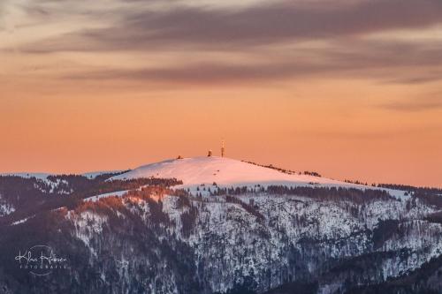 Nespecifikovaný výhled na hory nebo výhled na hory při pohledu z apartmánu