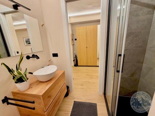 Koupelna v ubytování Madesimo Ski Suite