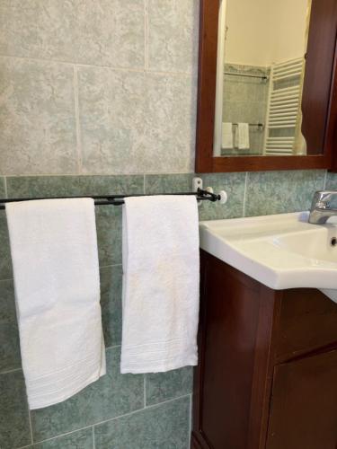 Et badeværelse på Il Terrazzo di Anna