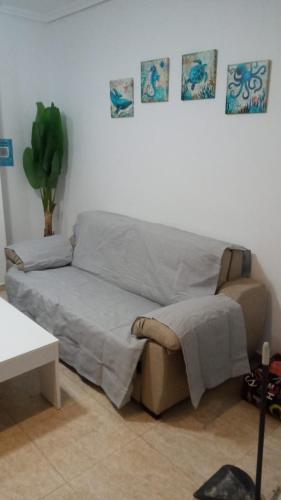 Posezení v ubytování Apartalux San Pedro Playa