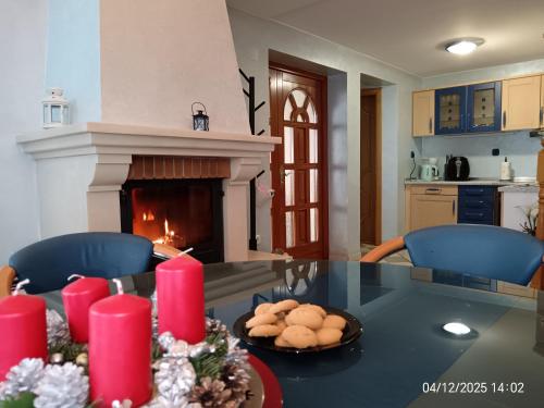 Η κουζίνα ή μικρή κουζίνα στο Villa Lotus